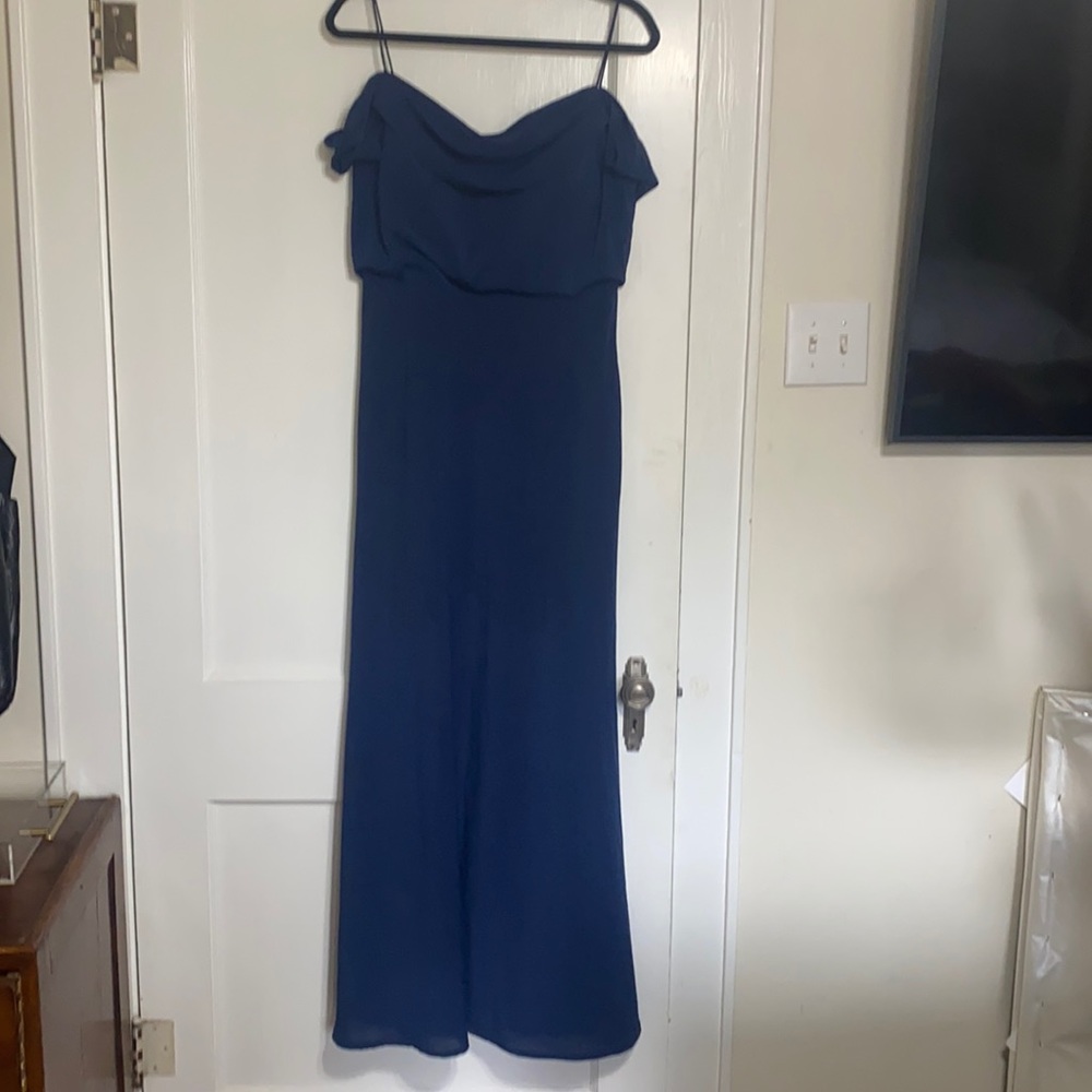 Jenny Yoo Navy Bridesmaids Dress